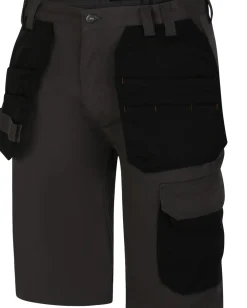 Bigdude Durable Work Shorts Charcoal