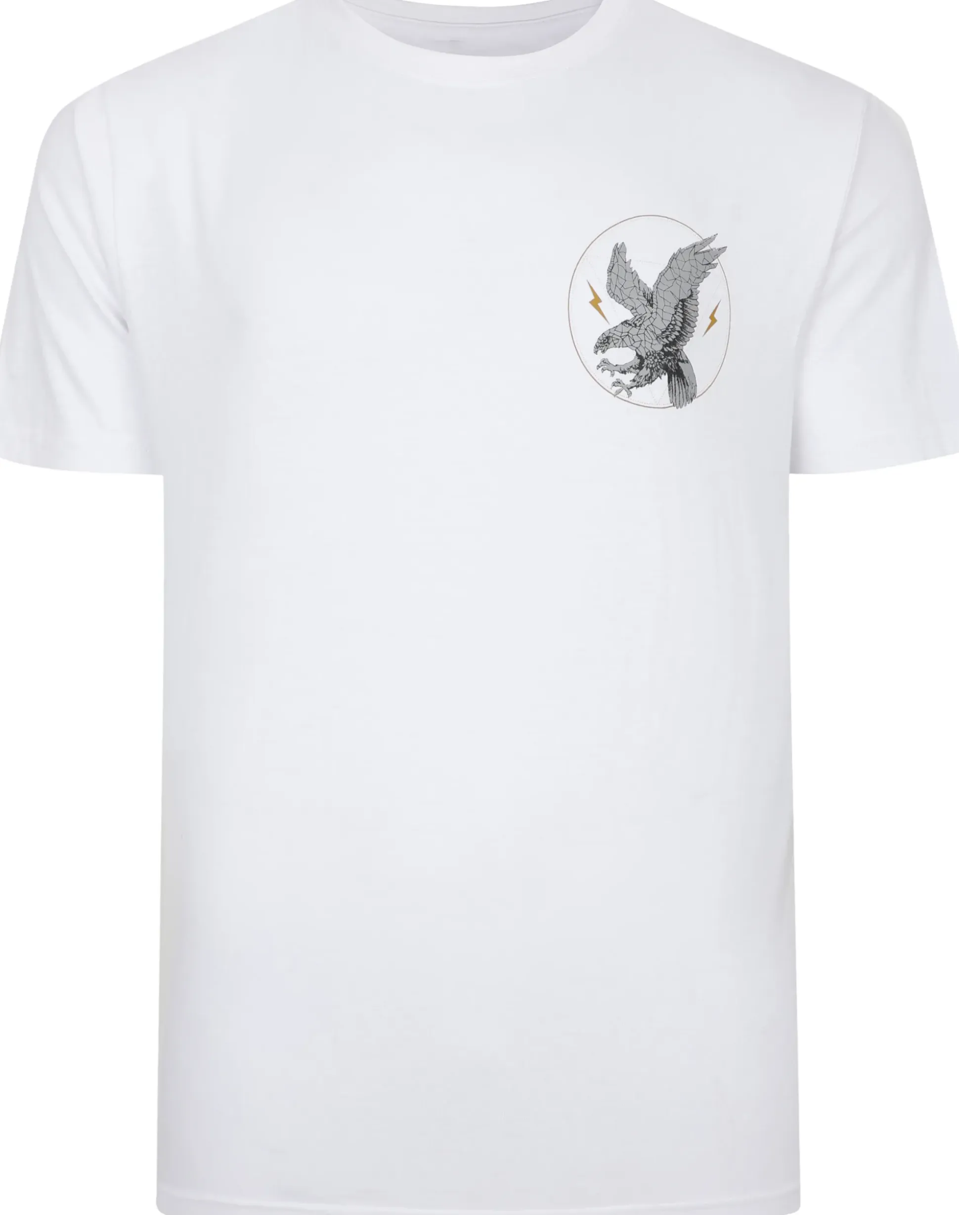 Bigdude Eagle Print T-Shirt White