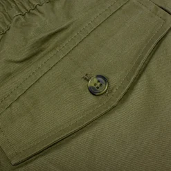 Bigdude Elasticated Waist Cargo Trousers Dark Khaki