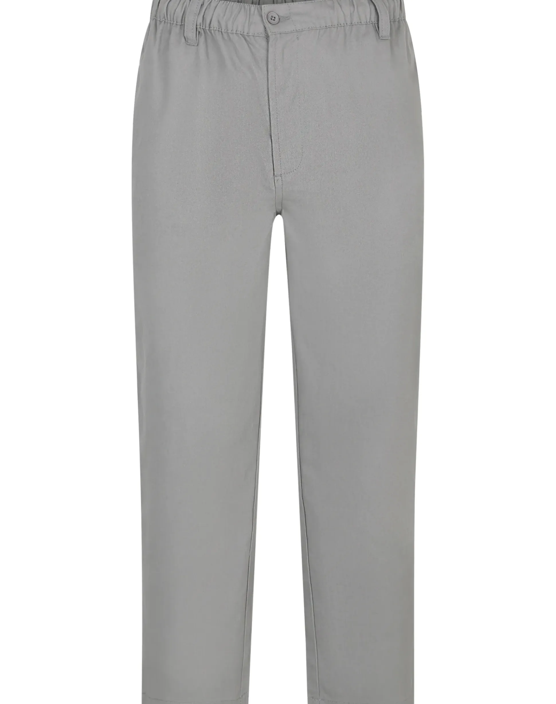 Bigdude Elasticated Waist Every Day Trousers Steel Grey