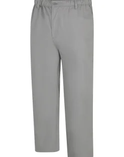 Bigdude Elasticated Waist Every Day Trousers Steel Grey