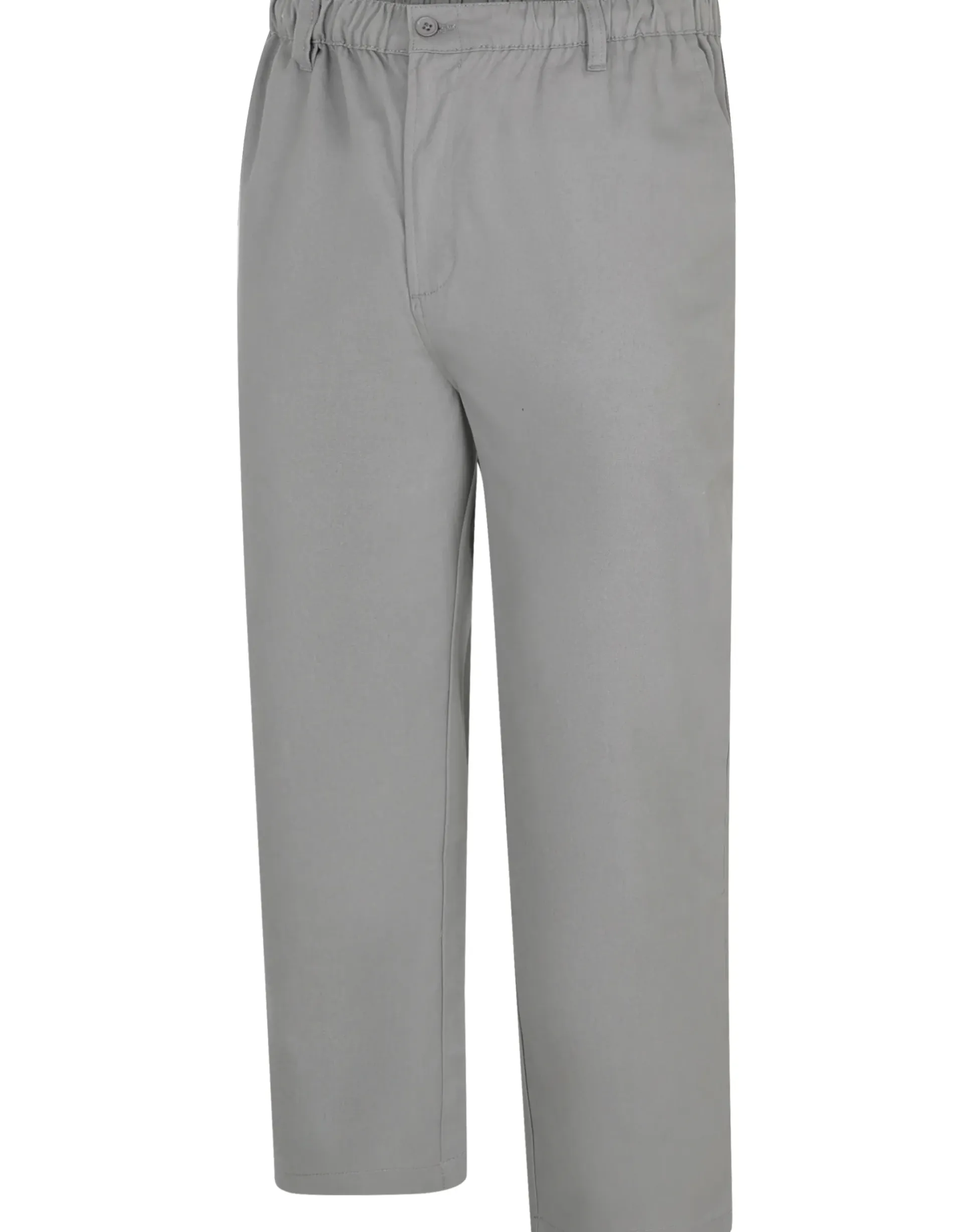 Bigdude Elasticated Waist Every Day Trousers Steel Grey