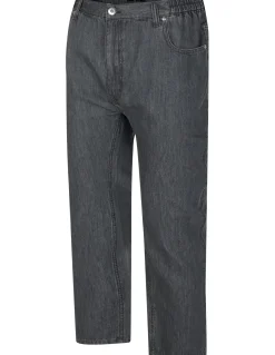 Bigdude Elasticated Waist Jeans Grey Wash