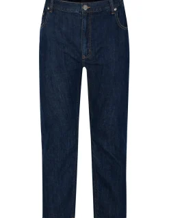 Bigdude Elasticated Waist Jeans Dark Wash
