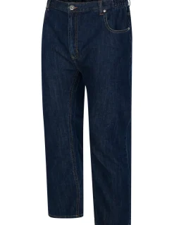 Bigdude Elasticated Waist Jeans Dark Wash