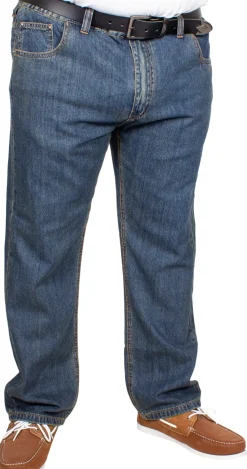 Bigdude Elasticated Waist Jeans Tint Wash