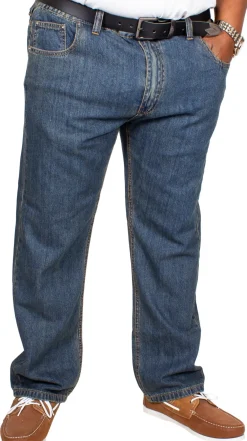 Bigdude Elasticated Waist Jeans Tint Wash