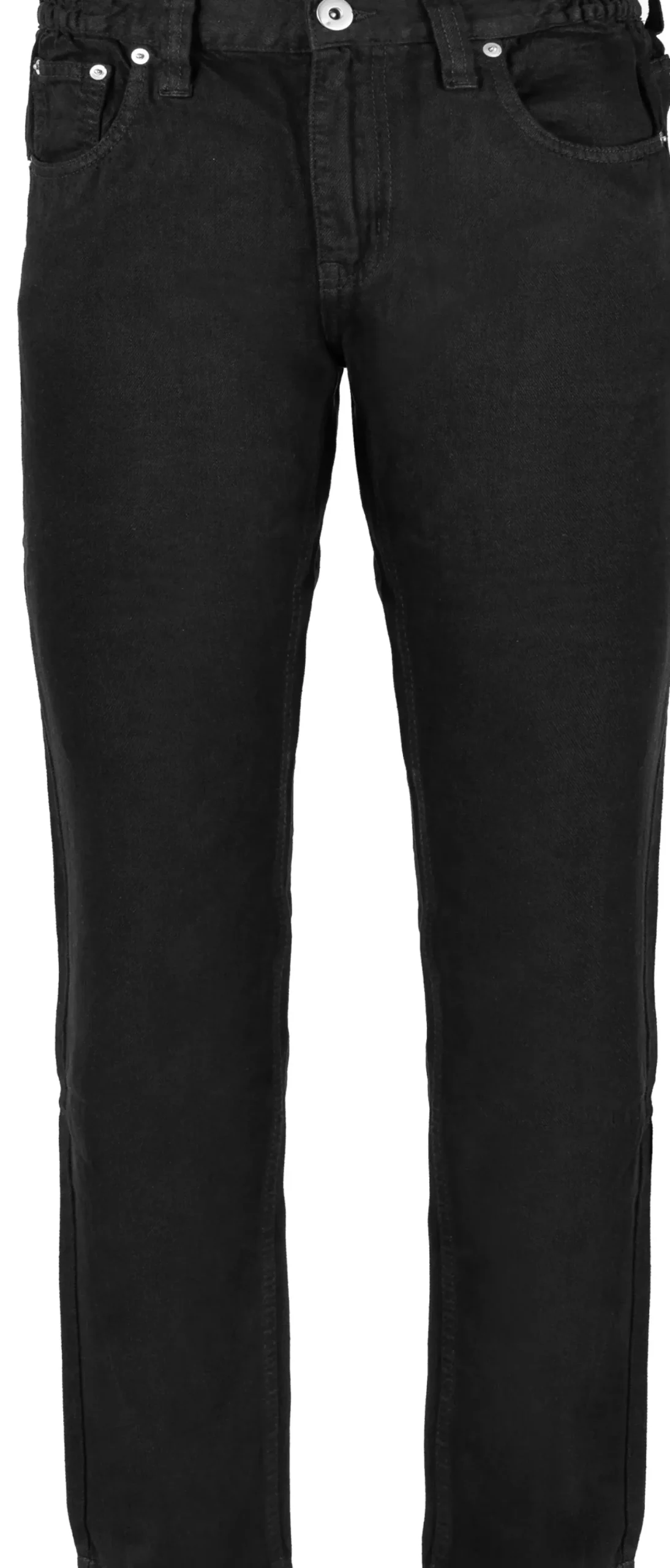 Bigdude Elasticated Waist Jeans Black