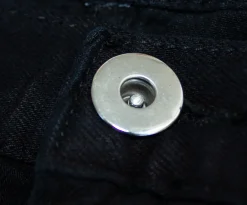 Bigdude Elasticated Waist Jeans Black