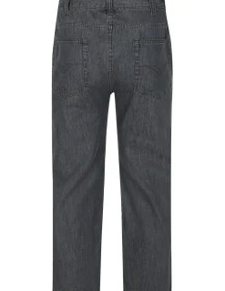 Bigdude Elasticated Waist Jeans Grey Wash Tall
