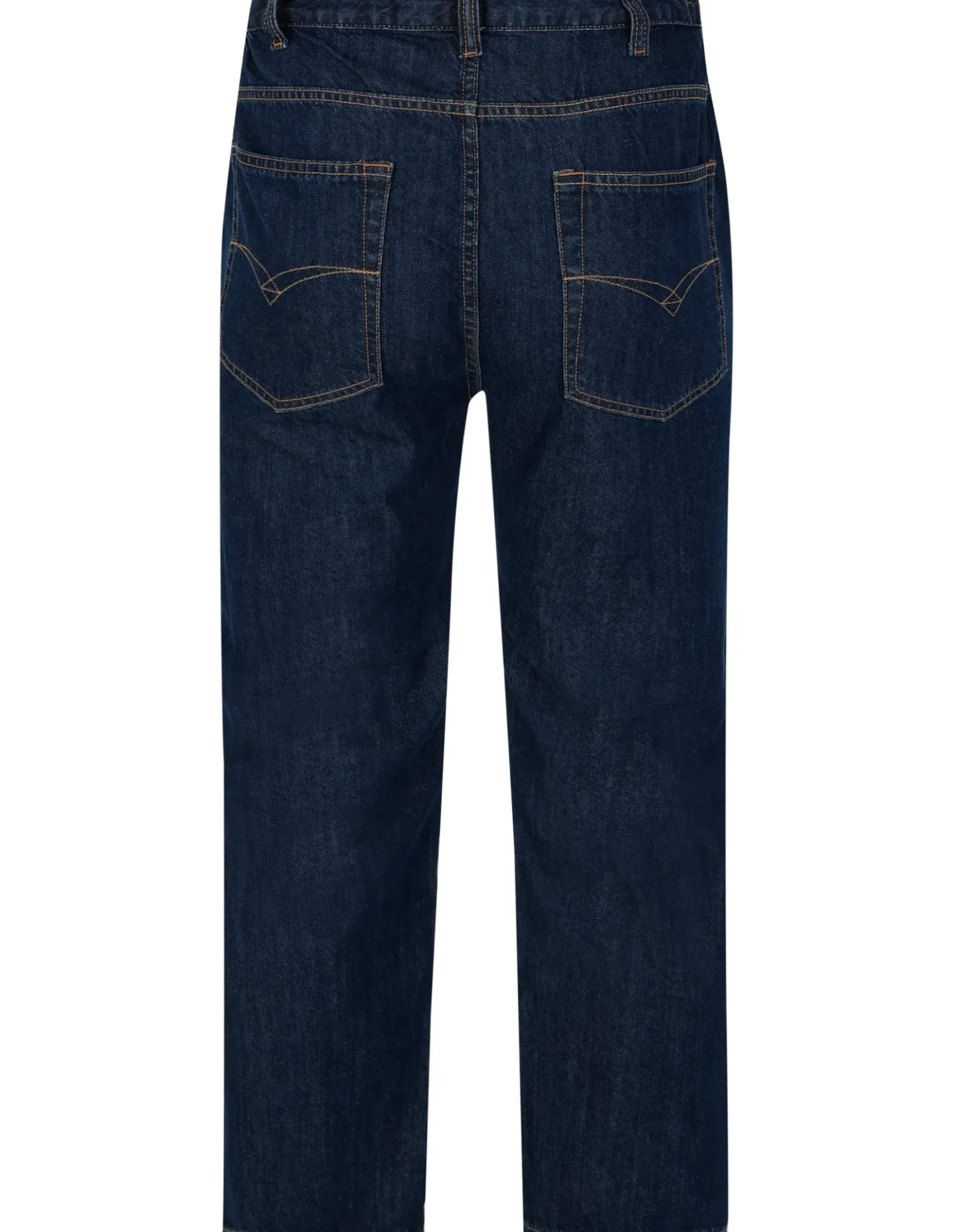 Bigdude Elasticated Waist Jeans Dark Wash Tall