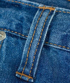Bigdude Elasticated Waist Jeans Mid Wash