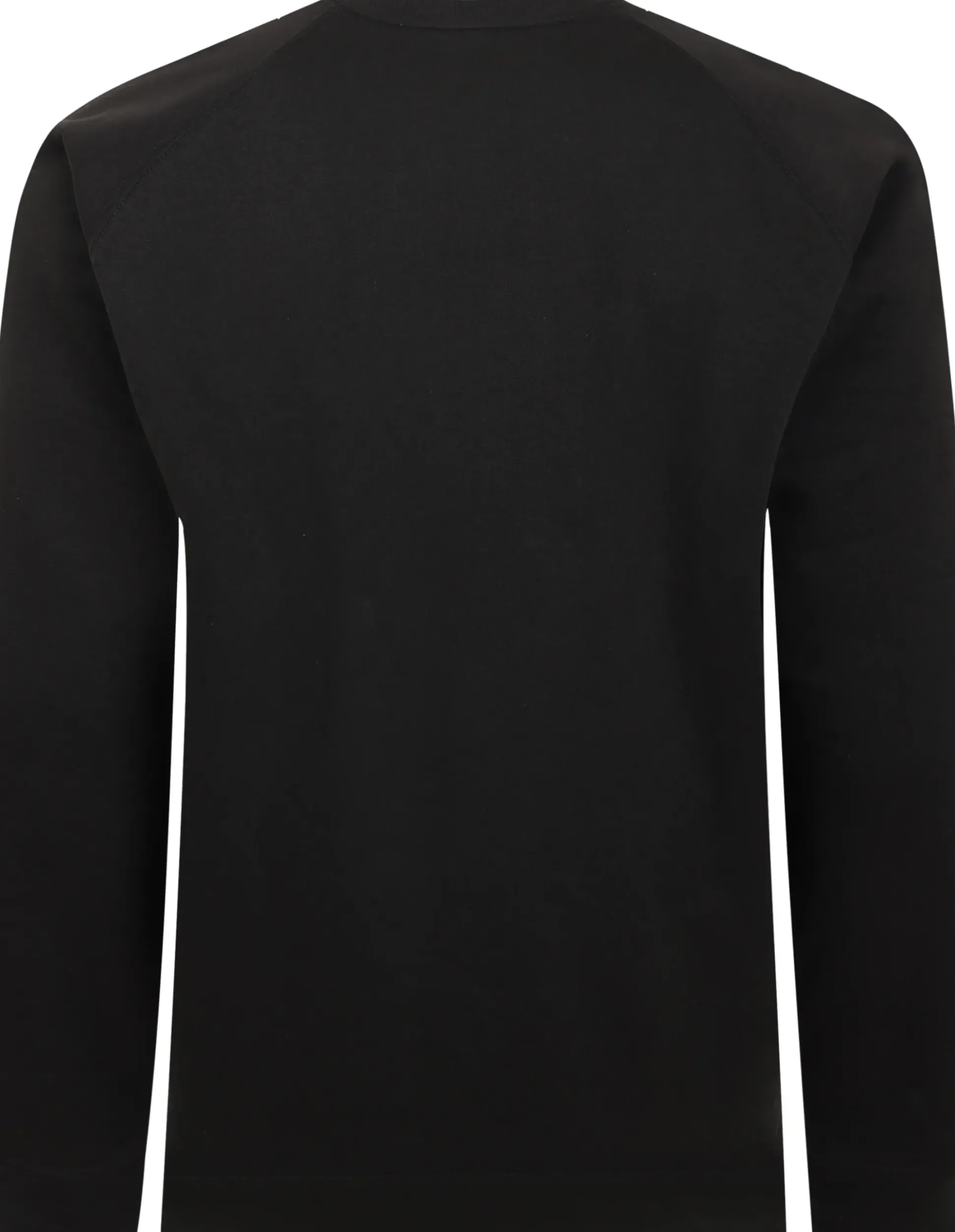 Bigdude Embroidered Crew Neck Jumper Black Tall