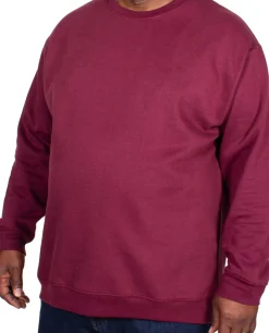 Bigdude Essentials Jumper Burgundy Tall