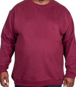 Bigdude Essentials Jumper Burgundy Tall