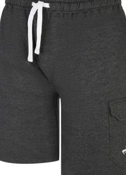 Bigdude Fleece Cargo Shorts Charcoal