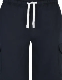 Bigdude Fleece Cargo Shorts Navy