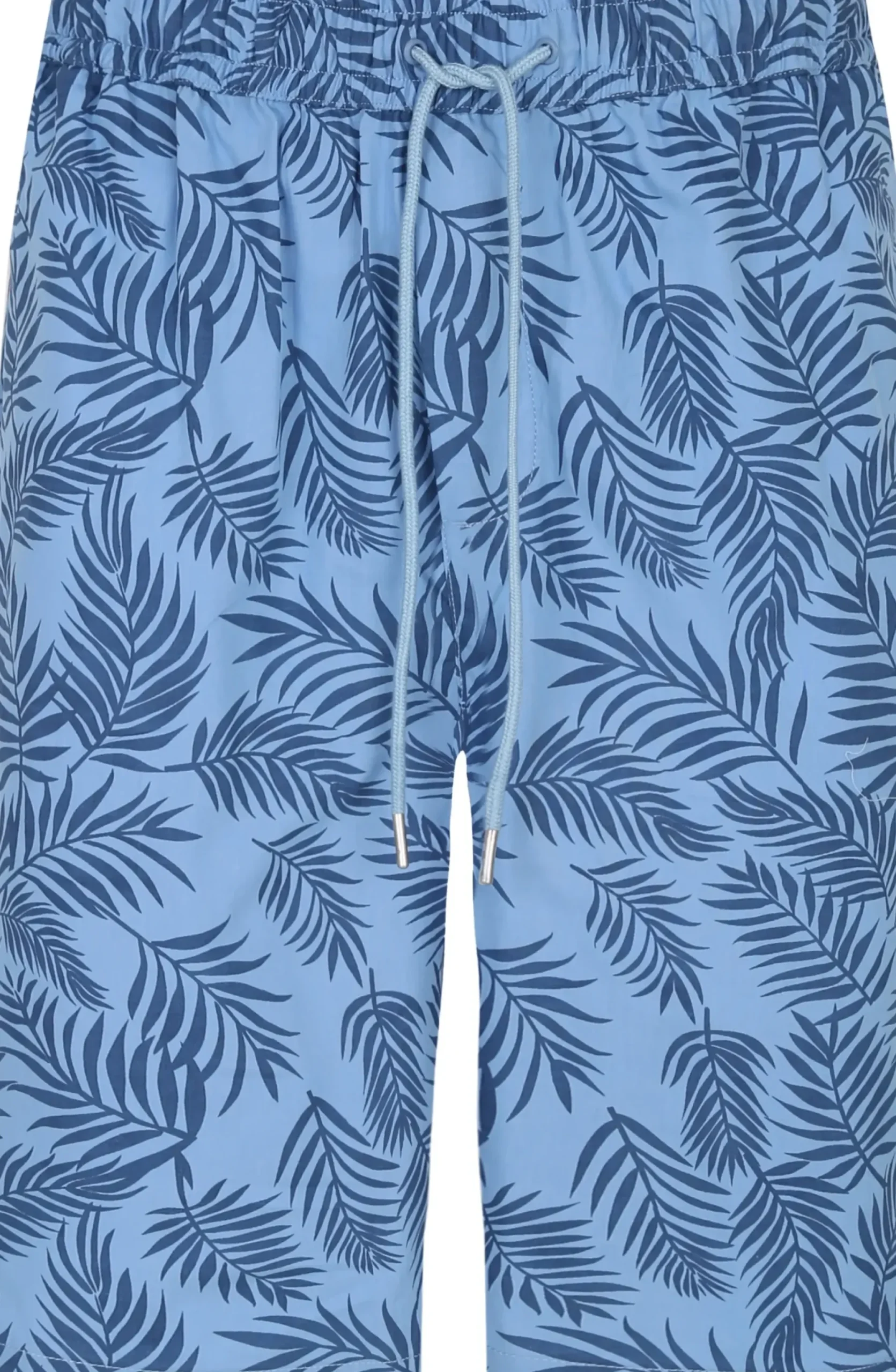 Bigdude Floral Print Cotton Shorts Blue