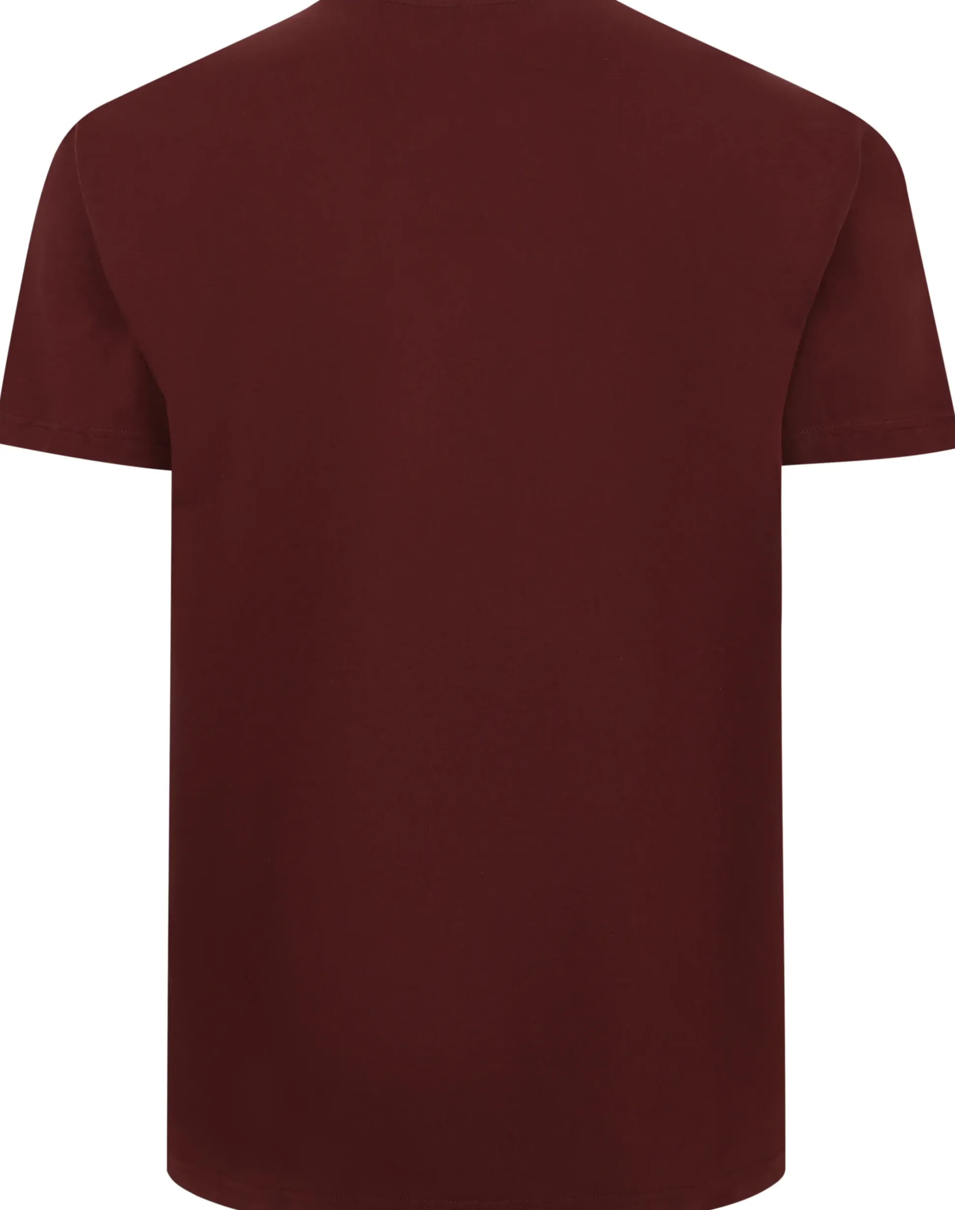 Bigdude Food Print T-Shirt Burgundy Tall