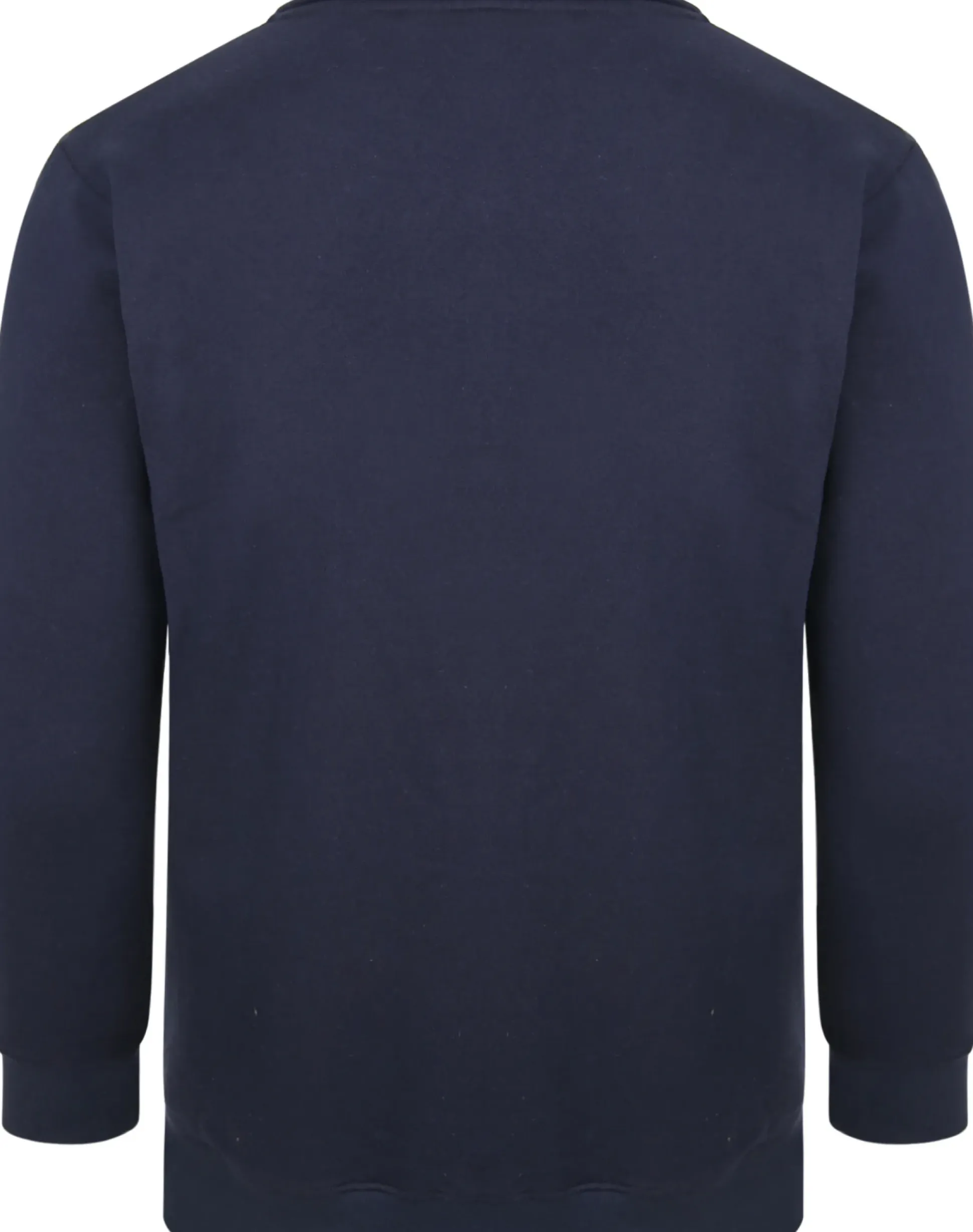 Bigdude Funnel Neck Full Zip Sweatshirt Navy