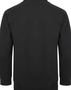 Bigdude Funnel Neck Full Zip Sweatshirt Black