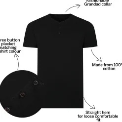 Bigdude Grandad T-Shirt Black