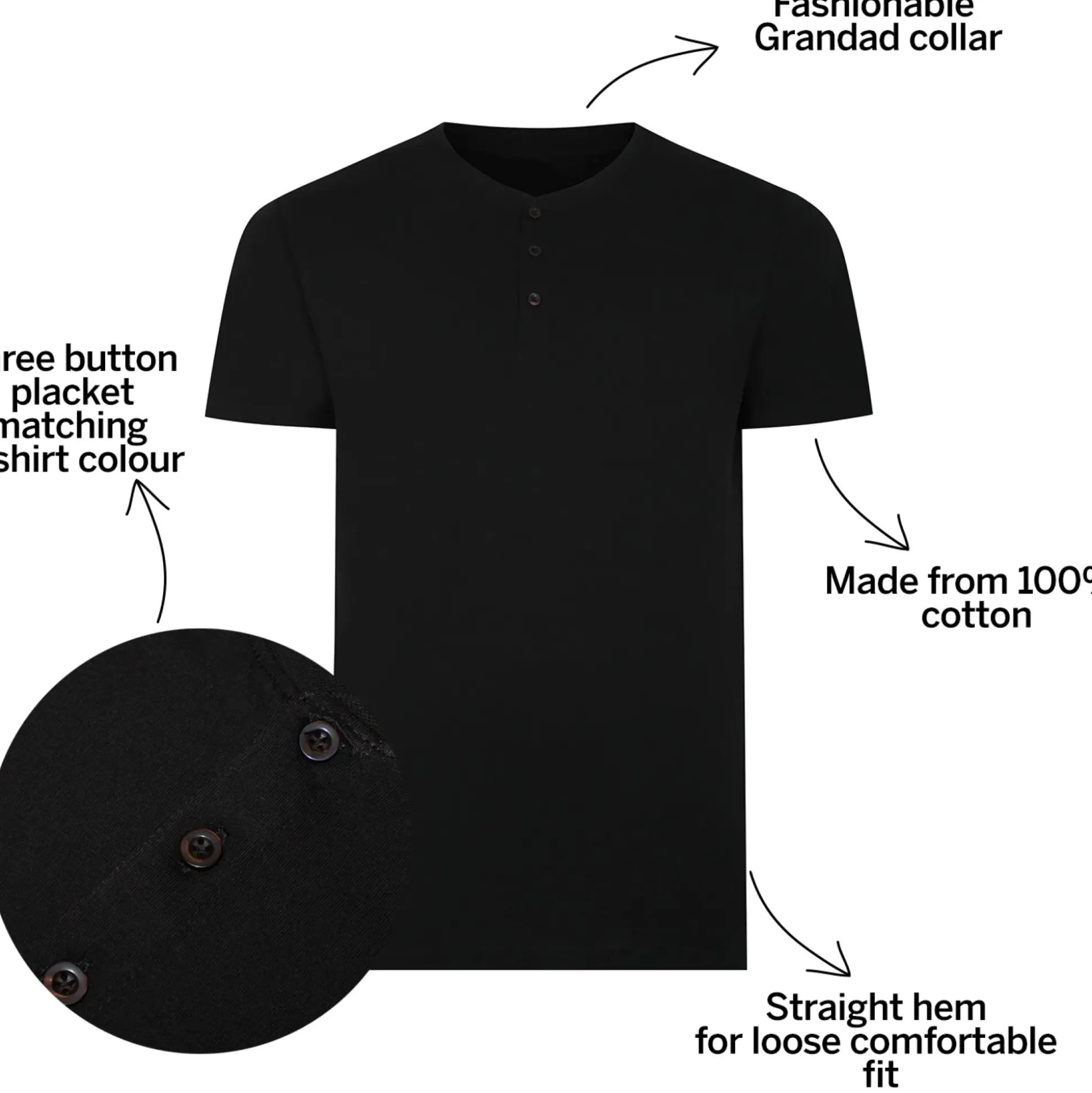 Bigdude Grandad T-Shirt Black