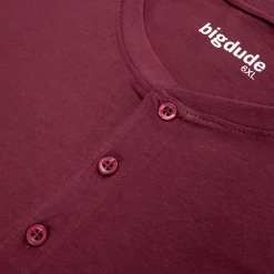 Bigdude Grandad T-Shirt Burgundy