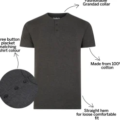 Bigdude Grandad T-Shirt Charcoal