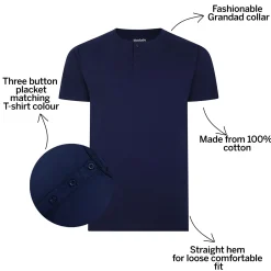 Bigdude Grandad T-Shirt Navy