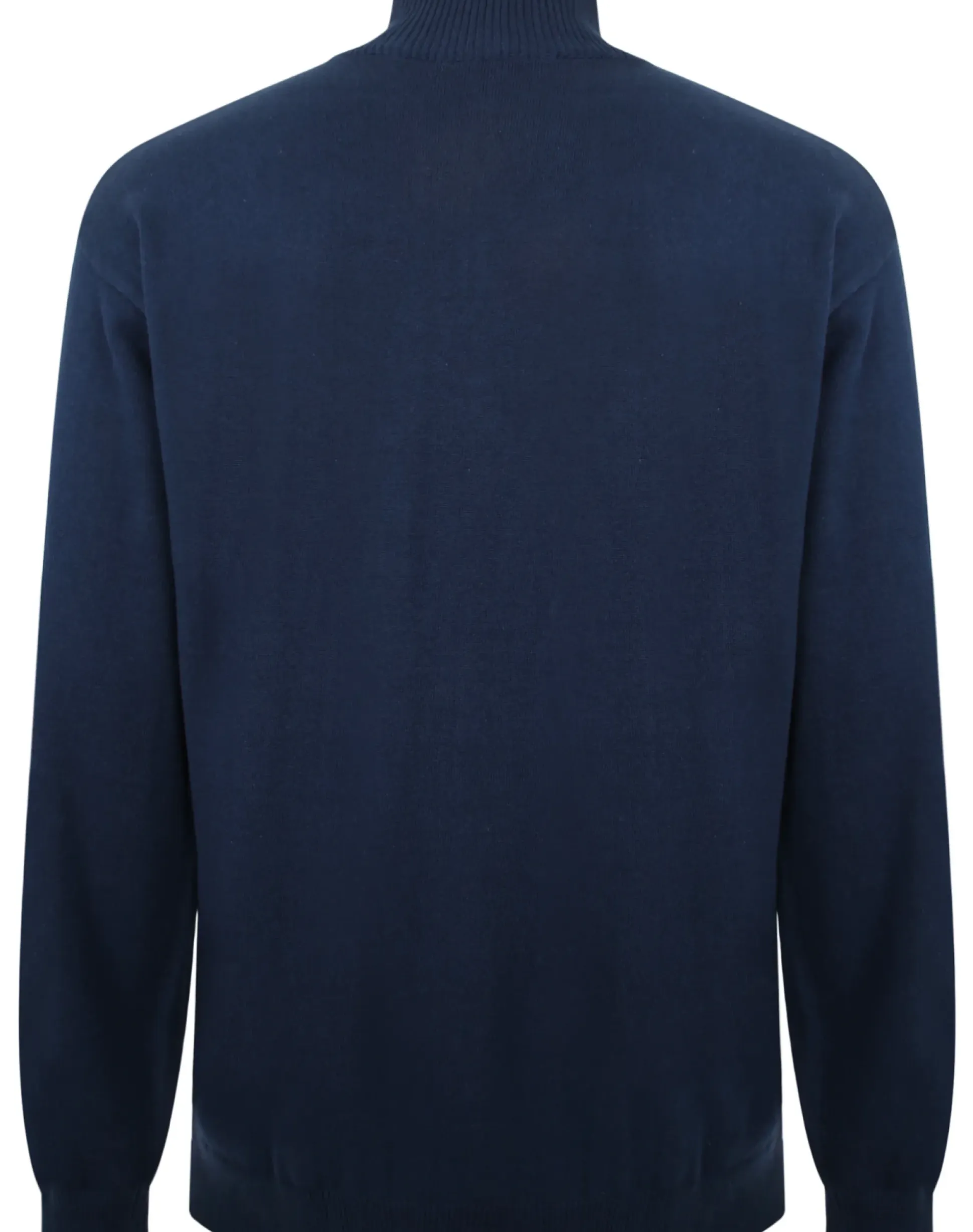 Bigdude Half Zip Knitted Jumper Navy