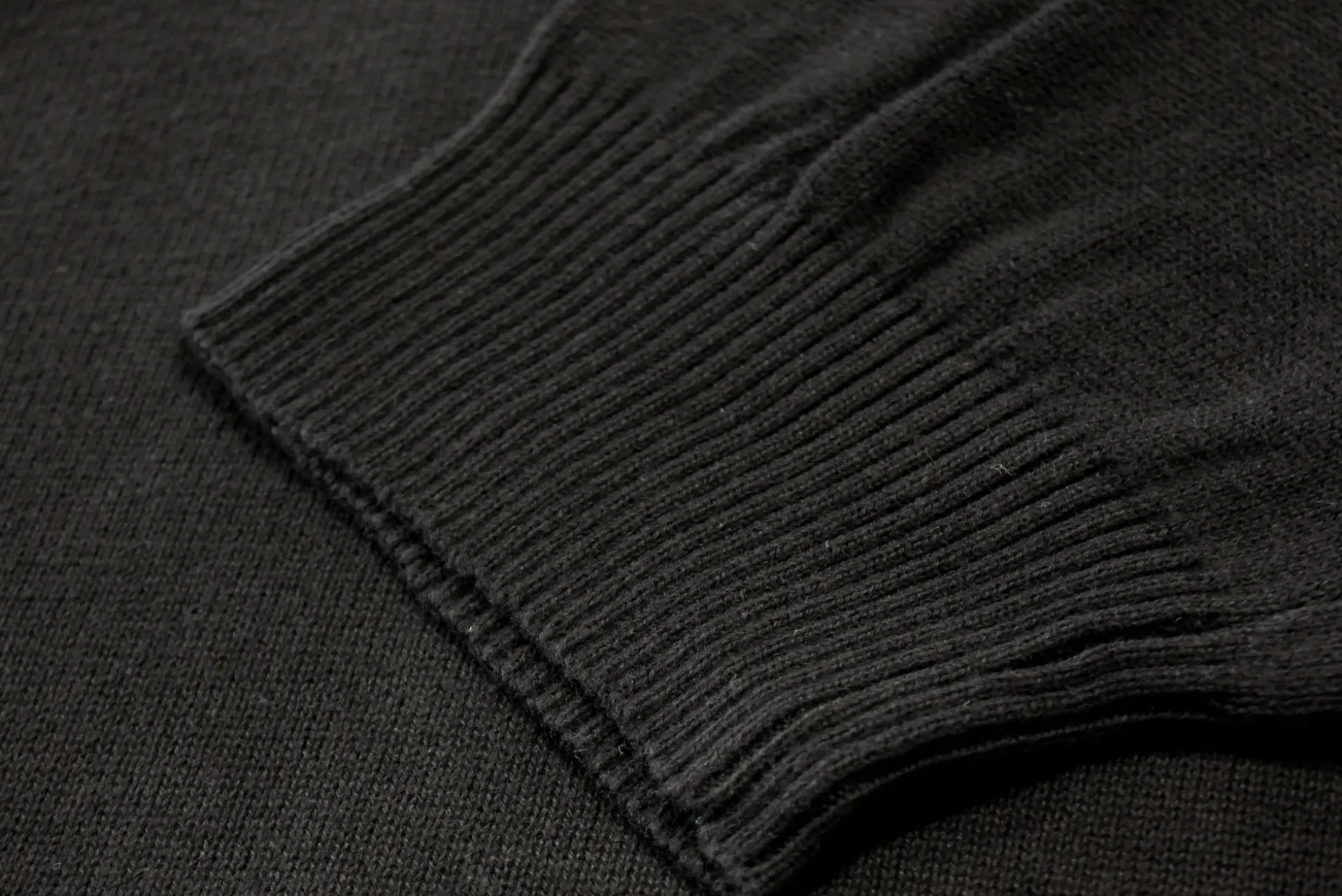 Bigdude Half Zip Knitted Jumper Black