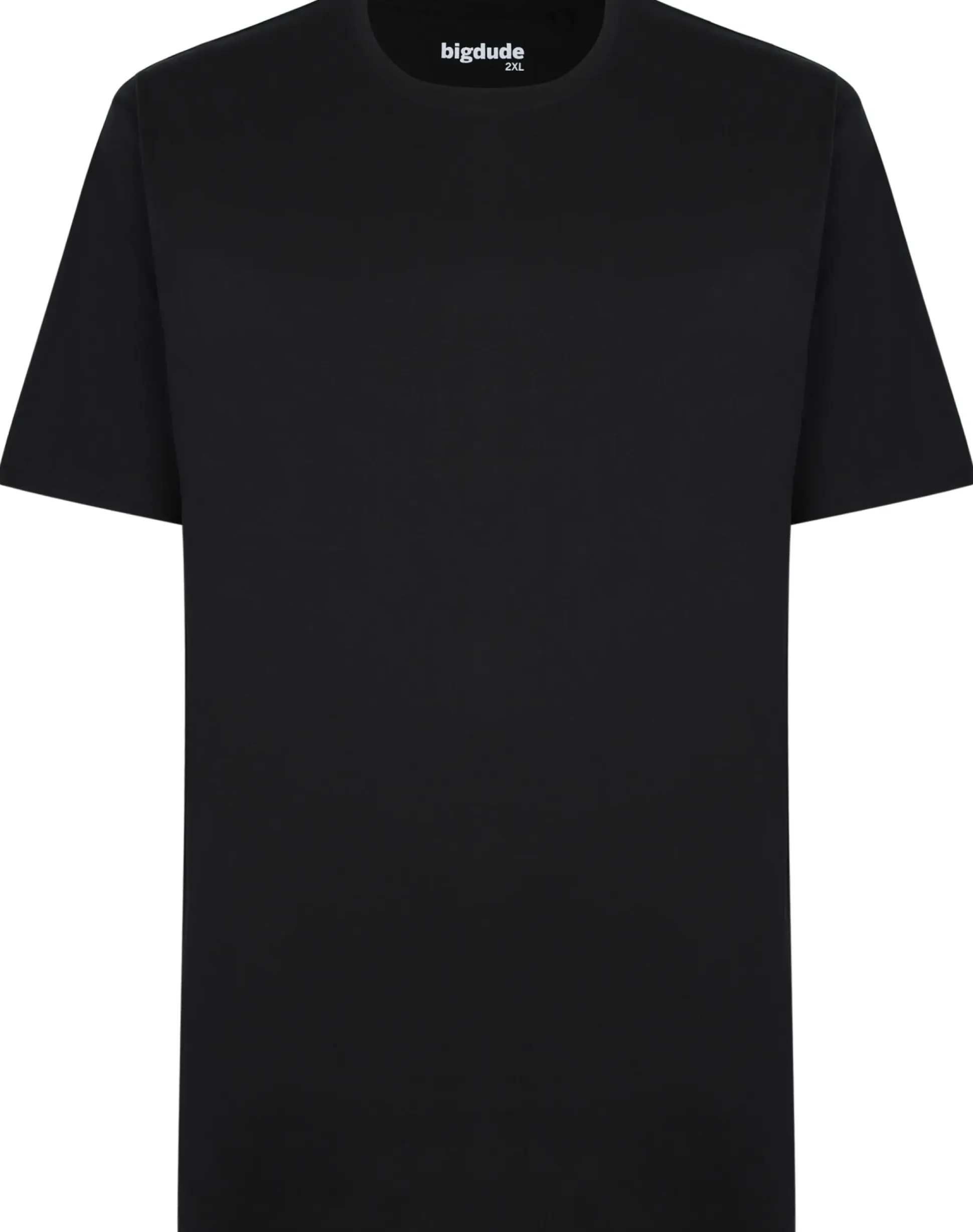 Bigdude Heavy Weight Plain T-Shirt Black