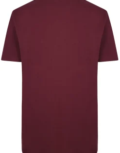 Bigdude Heavy Weight Plain T-Shirt Burgundy