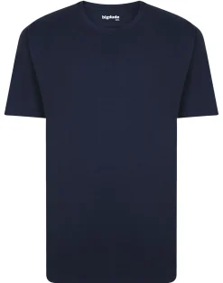 Bigdude Heavy Weight Plain T-Shirt Navy