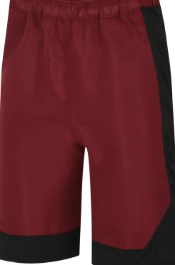 Bigdude Lightweight Active Gym Shorts Burgundy/Black