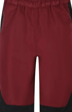 Bigdude Lightweight Active Gym Shorts Burgundy/Black
