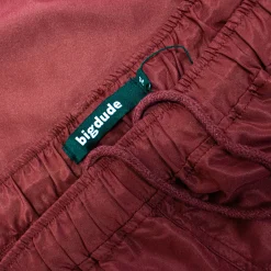 Bigdude Lightweight Active Gym Shorts Burgundy/Black