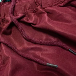 Bigdude Lightweight Active Gym Shorts Burgundy/Black