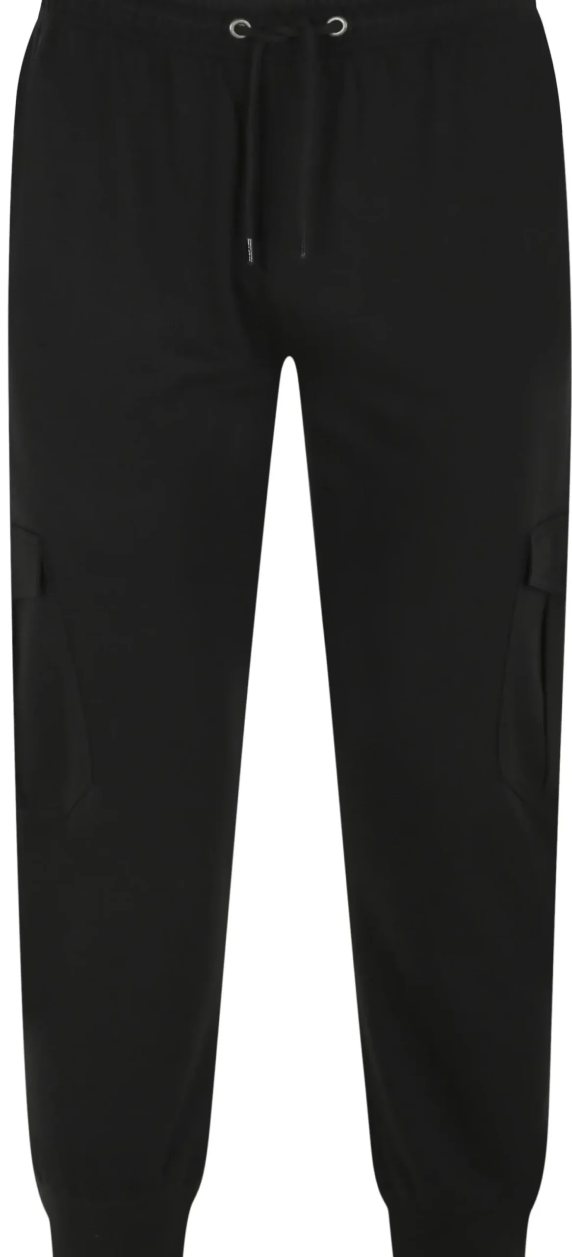 Bigdude Lightweight Cargo Joggers Black