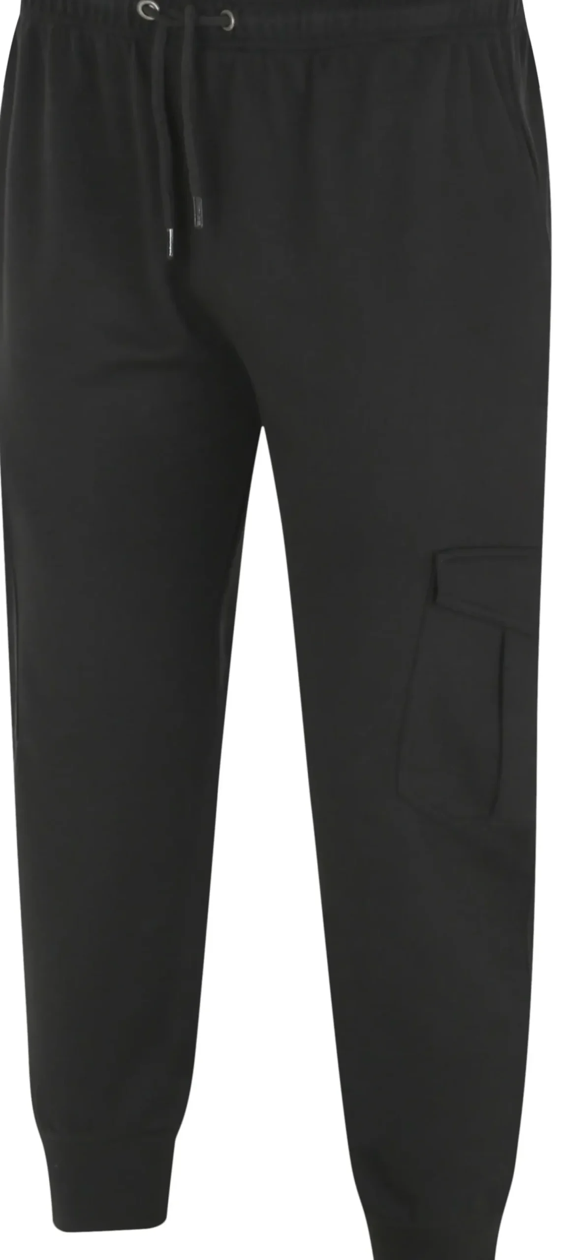 Bigdude Lightweight Cargo Joggers Black