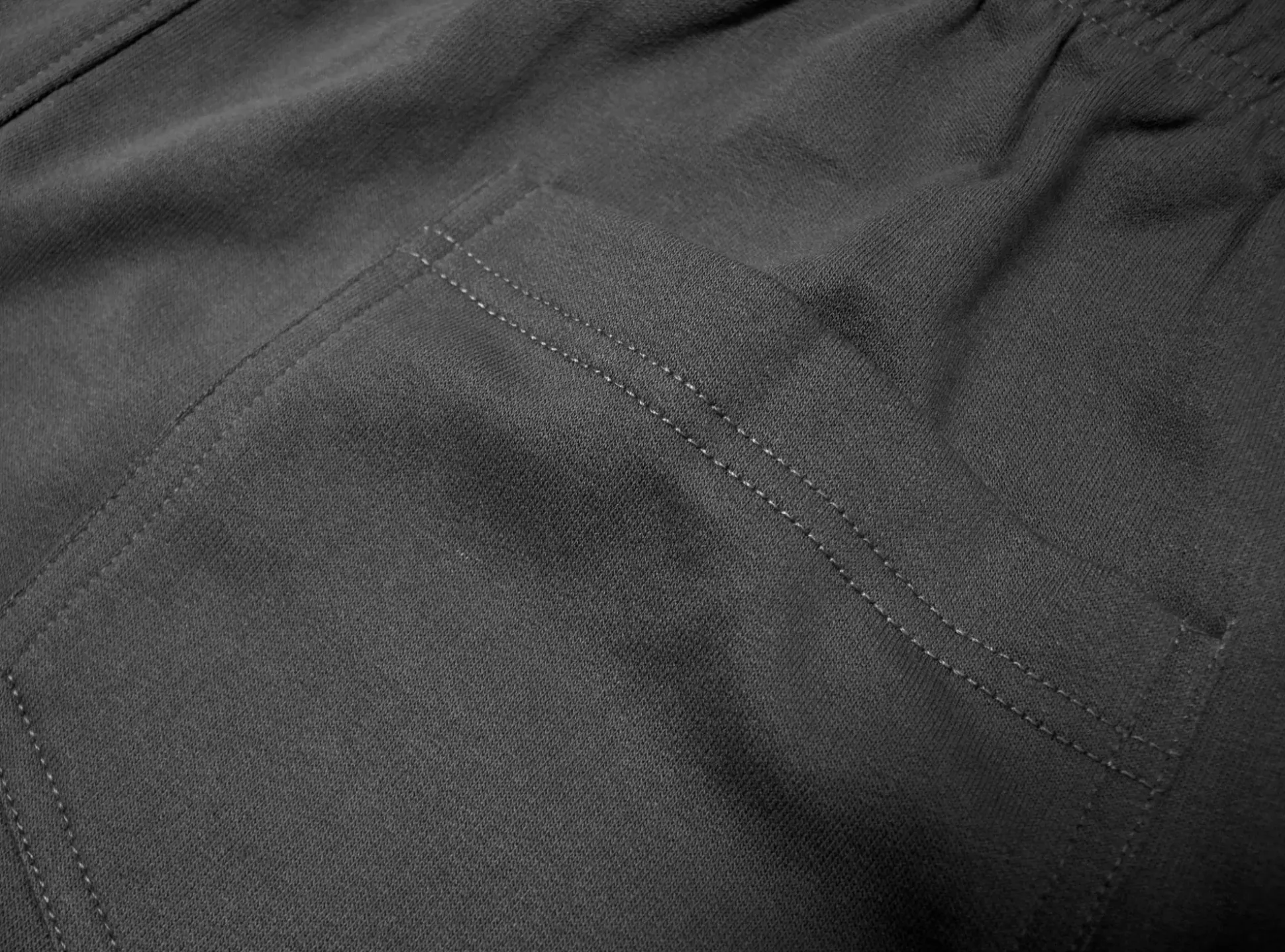 Bigdude Lightweight Cargo Joggers Black