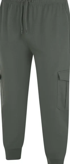 Bigdude Lightweight Cargo Joggers Sage Green