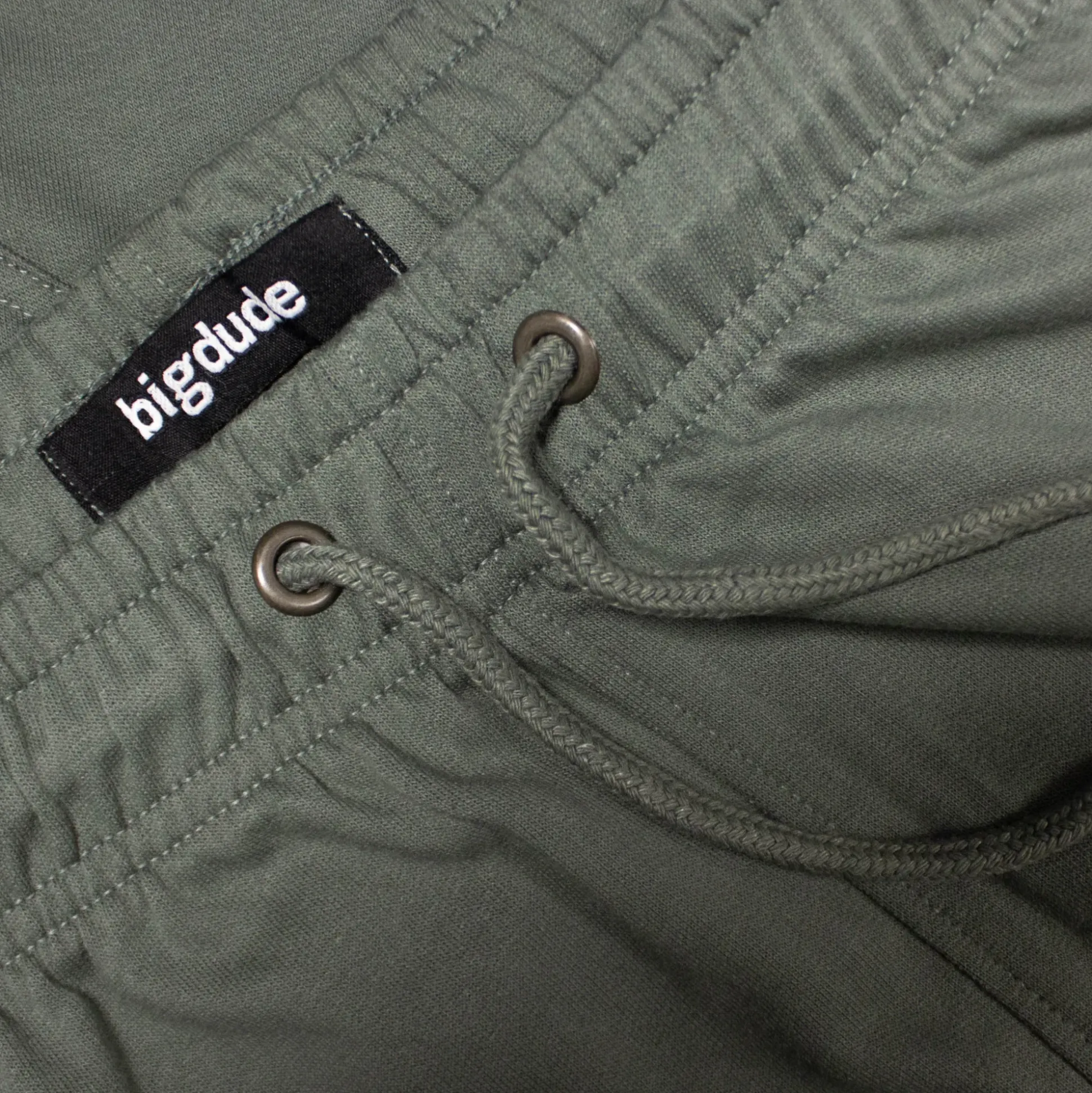 Bigdude Lightweight Cargo Joggers Sage Green