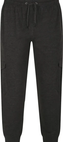 Bigdude Lightweight Cargo Joggers Charcoal