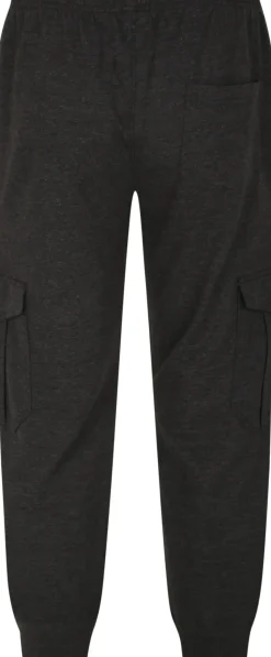 Bigdude Lightweight Cargo Joggers Charcoal