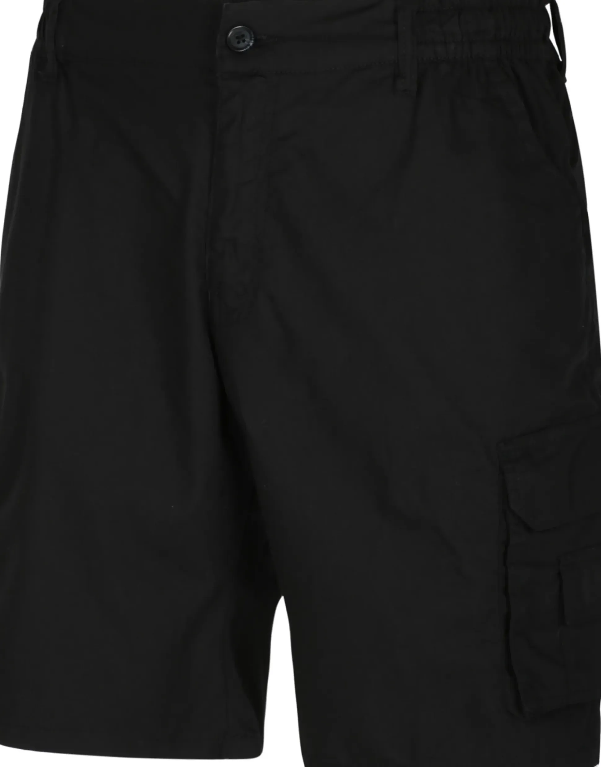 Bigdude Light Weight Elasticated Waist Cargo Shorts Black
