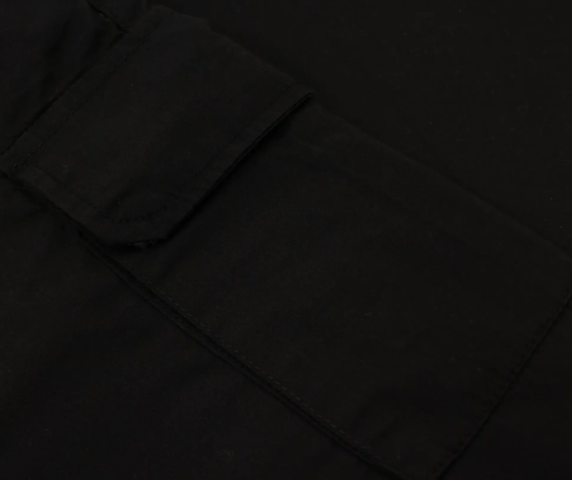 Bigdude Light Weight Elasticated Waist Cargo Shorts Black
