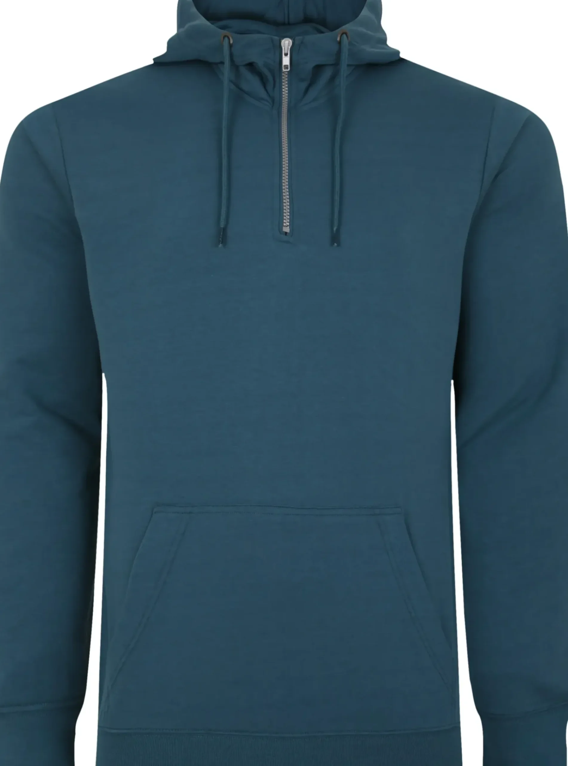 Bigdude Lightweight Half Zip Hoody Petrol