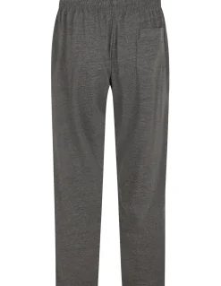 Bigdude Lightweight Jersey Open Hem Joggers Charcoal Marl